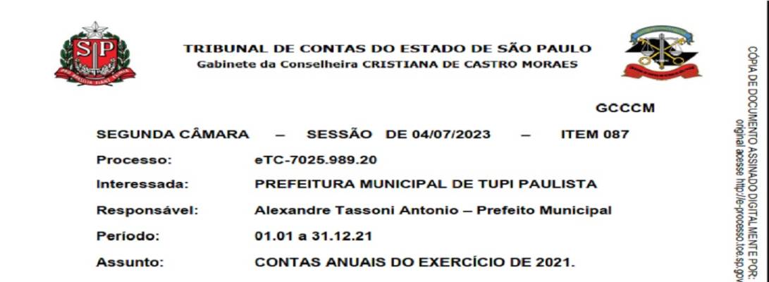Imagem de capa da notícia: Vereadores aprovam contas do exercício 2021 do Poder Executivo